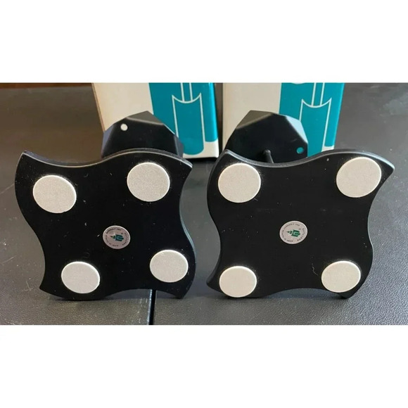 Vintage Partylite Windswept Base Candle Holder Stands 4 3/4" USA Set of 2 P0101 - Picture 3 of 6